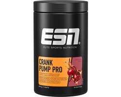 ESN Crank Pump Pro, Cherry Cola, 450 g, 15 Porties, Pre Workout Booster met L-Citrulline Malate - Vegan - Gemaakt in Duitsland