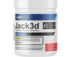 Jack3d Advanced - 45 servings - Fruit Punch