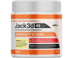 Jack3d Advanced - 45 servings - Tropical