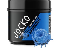 Jocko - Pre Workout - Blue Raspberry - Energy - Focus - Pump - 534 gram