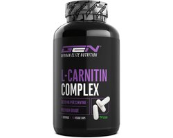 L-Carnitine Triple Complex - 3000 mg per dagelijkse portie - Premium: Complex van Acetyl-l-carnitine, L-Carnitine Tartraat & Carnitine Fumaraat - 120 Capsules - Hoge Dosis - Veganistisch