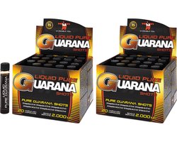 M Double You - Liquid Pure Guarana (LPG) - 40 x 2000 mg - Vloeibaar - Pre-Workout - Voordeelverpakking
