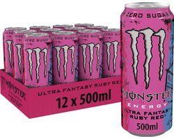 Monster Energy Ultra - 12x 500 ml - Ruby Red