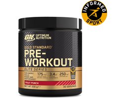 Optimum Nutrition Gold Standard Pre-Workout Elite Series - Fruit Punch - 330 gram (30 servings)