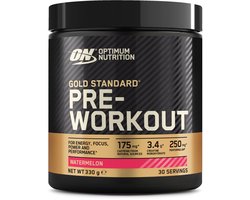 Optimum Nutrition Gold Standard Pre-Workout - Watermelon - 330 gram (30 doseringen)