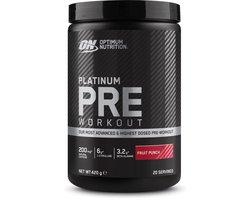 Optimum Nutrition Platinum Pre-Workout - Fruit Punch - Pre Workout - 420 gram (20 doseringen)