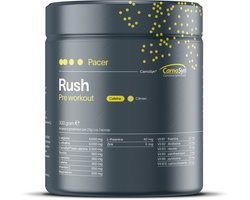 Pacer RUSH - Pre workout - 300 Gram - met cafeïne - Citroen