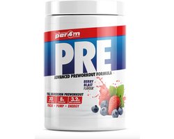Per4m - Pre Workout Stim - 570g - Berry Blast - pre-workout