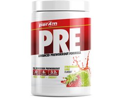 Per4m - Pre Workout Stim - 570g - Strawberry Lime - pre-workout
