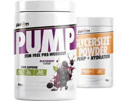Per4m - PUMP Non Stim - Met Glysersize - 495g - Blackberry - pre-workout - preworkout - sportvoeding - fitness