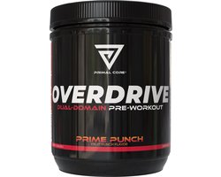 Primal Core® OVERDRIVE Pre-Workout - Fruit Punch - Met Cafeïne - 300 gram - 20 doseringen