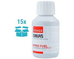 SANAS NITRO FUEL PRE-WORKOUT SHOT 15 X 100ML ANANAS