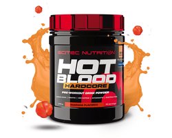 Scitec Nutrition® - Hot Blood Hardcore (375 gram - Guarana) - 30 doseringen - krachtige pre workout formule - poeder - pre-workout