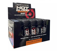 Scitec Nutrition® - Hot Blood Hardcore Shot (20 x 60 ml - Orange) - Sinaasappel - 20 doseringen - pre workout shot - vloeistof - pre-workout