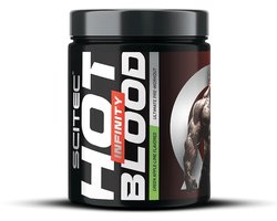 Scitec Nutrition® - Hot Blood Infinity (350 gram - Green Apple/Lime) - Appel/Limoen - 28 doseringen - pre workout - poeder - pre-workout