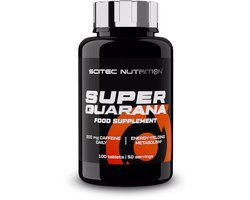 Scitec Nutrition® - Super Guarana (100 tabletten) - 50 doseringen - guarana tabletten - pre workout - energie - focus - caffeine - cafeïne - calcium - pre-workout
