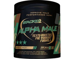Stacker 2 Alpha Male Pre-Workout - 20 servings - Tropical