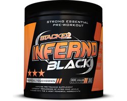 Stacker2 Inferno Black (30 serv) Tropical Touchdown - Pre-Workout - Pre-Workout Booster