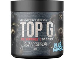 Top G - Pre Workout Energy Blue Magic 420gram - 30 Servings - Pre-workout met Caffeine, Beta Alanine, L-Citrulline en meer - Voor Fitness en Krachttraining - Verhoog je Energie en Focus - Slechts €29.99!