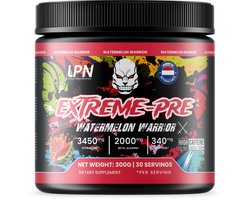 UPN Extreme-Pre Workout Watermelon Warrior met 3450mg citrulline & 340mg cafeïne