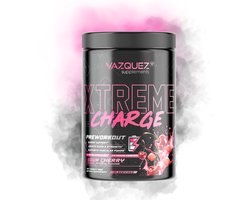 Xtreme Charge - Pre Workout - Bubblecherry - 21 gram per scoop - 570 gram - Energie - Boost - Uithoudingsvermogen - L Citrulline - Beta Alanine - Xtreme - Extreme - Pre Workout - Voor je workout - Uithoudingsvermogen