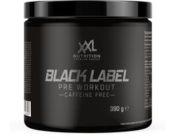 XXL Nutrition - Black Label Pre-Workout Zonder Cafeďne - Beta-Alanine, Taurine, L-Citrulline & Arginine - Pre Workout Energy Drink Sport Supplement - Diverse Smaken - Orange Fruit Cafeďnevrij - 390 Gram (30 doseringen)