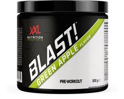XXL Nutrition - Blast! Pre Workout - Citruline Malaat, Beta-Alanine, Taurine, Arganine AKG & Cafeďne - Pre Workout Energy Drink Supplement Krachttraining - Diverse Smaken - Green Apple - 300 Gram (30 doseringen)