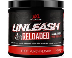 XXL Nutrition - Unleash Reloaded - Fruit Punch - Pre-Workout Poeder Met L-Citrulline Beta-Alanine Taurine En 250 mg Cafeïne - 300 g