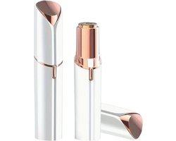 ARAMO® - Gezichtshaarverwijderaar voor Vrouwen, USB Oplaadbaar, Wenkbrauw-, Lichaams- en Gezichtshaartrimmer - Wit.