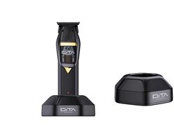 Dita Pro 4 Artists Trimmer -Vector Instinct Motor - Gold / Black Trimmer - Baard & Haar Trimmer - Draadloos & Oplaadbaar - Kapper trimmer - Professional trimmer - Mannen Trimmer