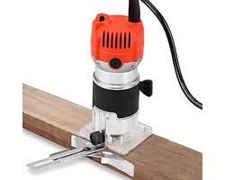 Elektrische handtrimmer voor houtbewerking met 30.000 tpm.