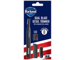 Elektrische Precisietrimmer met Dubbel Staal Mes voor Baard en Bakkebaarden