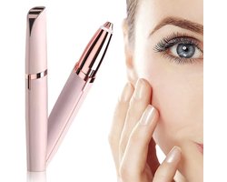 Gsedaox-Wenkbrauw Trimmer-Gezichtsontharing Dames-Oplaadbaar-Gezichtshaar Verwijderen Vrouw-voor gezicht, wenkbrauwen, lippen en neus-roségoud