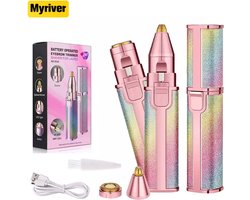 Ladyshave-Epileerapparaat-Oplaadbaar-Gezichtshaarverwijdering voor vrouwen Gezicht 3 in 1 - Veiligheidsscheermes voor het scheren - Kleine scheerapparaten - Mini-scheermesset voor vrouwen voor gezicht/ R 62