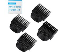 Opzetkammen voor Precisietrimmer, 4 Stuks, Verschillende Lengtes