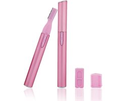 Profi Tech Professionele Elektrische Wenkbrauwtrimmer - Roze