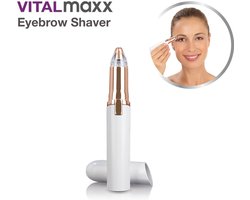 VitalMaxx Wenkbrauw trimmer Eyebrow Shaver Wenkbrauw epilator - Elektrische trimmer - Mini trimmer - gezicht epilator - zakformaat – gezichtsontharing