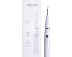 AMA® Tandsteen Verwijderaar - Tandplak Verwijderaar - Elektrische Tandsteen Verwijderaar - 2x2x11cm - Wit
