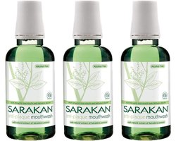 Anti-Plaque Mondspoeling - 3 x 300 ml | Vermindert Tandplak en Tandsteen | Alcoholvrij, Fluoride Vrij, Veganistisch