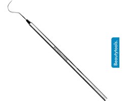 BeautyTools Tandsteenhaakje - Tandsteen- en Tandplak Verwijderaar (Scherp) - Extra Fijne Enkelzijdige Sonde / Scaler (15 cm) - (DT-0553)