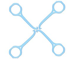 Duidelijke Aligner Verwijder Tool - 4-Pack