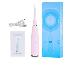 Elektrische Tandsteen Verwijderaar - Tandsteen verwijderen - Roze - Mondverzorging - Gebitsreiniging - Tandsteen Verwijderen - Oplaadbaar - Tandreiniger - Tandplak Verwijderaar - CHPN