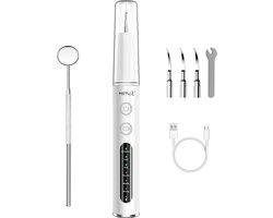 MetuX® Elektrische Tandsteenverwijderaar - Tandplak Verwijderaar - Professioneel Tandenreinigingsapparaat met LED Licht - 4 Reinigingsmodi - USB-C Oplaadbaar - IPX7 Waterdicht - Veilig Tandsteen verwijderaar Voor Thuis - Tandsteenverwijderaars