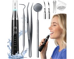 MOZY® - Tandsteenverwijderaar - Dental - met LED-Verlichting - 5 Standen - tot 3 uur - met Automatische Uitschakeling - Professioneel Gebruik