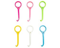 Onzichtbare tandverwijderingsgereedschap - 6 stuks voor kauwartikelen in diverse kleuren