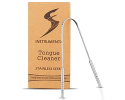 RVS Tongue Scraper U-Vorm voor Mondhygiëne en Slechte Adem