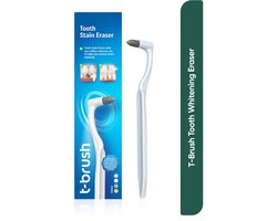 t-brush | Tandvlek Verwijderaar - Tanden Bleken - Gele en Sigaretten Vlekken Verwijderaar Blauw