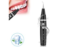 Tandenborstel - Tandenborstel - Tanden reinigen - 5 instelbare standen - Tanden thuis vlekverwijdering - USB-oplaadbaar - Ultrasoon tanden reinigen - Gele tanden reinigen - Tanden bleken - Zwart