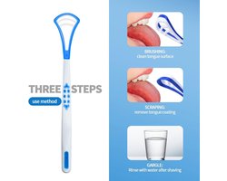 Tongschraper Set - 2/4/6 Stuks - Effectief tegen Halitose en Slechte Adem - Mondhygiëne