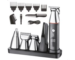 AG250 All In One Scheerset - Bodygroomer mannen - Nat en droog - Waterproof- Trimmer - Scheerapparaat - Scheren - Draadloos - Tondeuse - Hair, Body & Face- Baardtrimmer